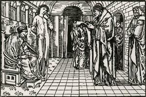 Oraklet af Edward Coley (after) Burne Jones