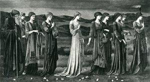 Psykens bryllup af Edward Coley (after) Burne Jones