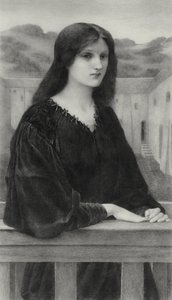 Stille aften af Edward Coley (after) Burne Jones