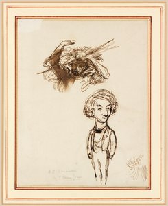 Karikatur af Algernon Charles Swinburne af Edward Coley Burne Jones