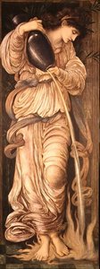 Temperance, ca. 1867 (blandet medier) af Edward Coley Burne Jones
