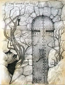 The Doors of Hell (blyant på papir)