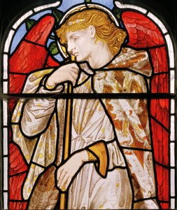 Cheddleton, Morris, Marshall, Faulkner & Co, Edward Burne-Jones, Trumpeting Angel, 1869 af Edward Burne Jones