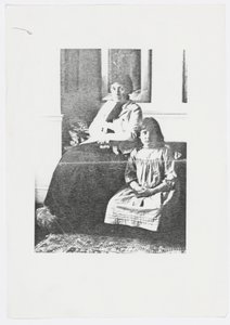 Brev til kunstnerens barnebarn Angela Thirkell (blyant på papir) af Edward Burne Jones
