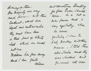 Brev til kunstnerens barnebarn Angela Thirkell (blyant på papir) af Edward Burne Jones
