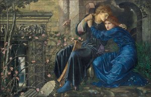Kærlighed blandt ruinerne af Edward Burne Jones