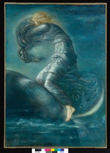 Luna, ca. 1872-75 af Edward Burne Jones