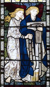 Musikalsk engel, 1865 af Edward Burne Jones