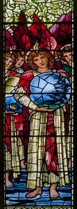 Oxford Harris Manchester College, Morris & Co., Edward Burne-Jones, The Days Of Creation af Edward Coley Burne Jones