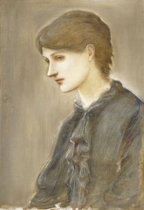 Portræt af fru William J. Stillman, født Marie Spartali, af Edward Burne Jones