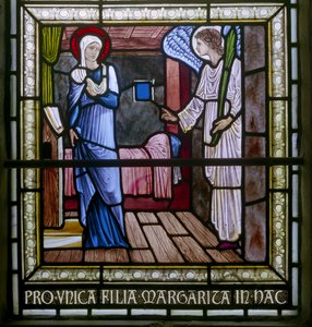 Rottingdean, St. Margaret, Morris & Co., Edward Burne-Jones, The Annunciation af Edward Coley Burne Jones
