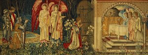 The Achievement of the Holy Grail af Sir Galahad, Sir Bors og Sir Percival, af Edward Burne Jones