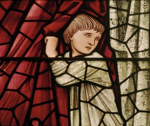 The Last Judgment Window, detalje, 1897 (farvet glas) af Edward Burne Jones