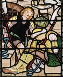 The Liberation of St Peter, 1862-3 (farvet glas) af Edward Burne Jones