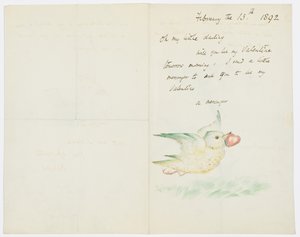 Valentine, Letter to the artist