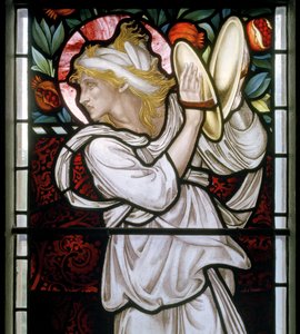 Waterford, St Michael & All Angels, Morris & Co., Edward Burne-Jones, Miriam detalje, 1872 af Edward Burne Jones