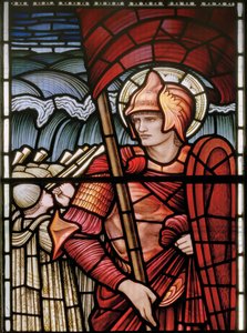 Wilden, All Saints, Morris & Co., Edward Burne-Jones, John Henry Dearle (1859-1932), Joshua, detaljer, 1902-1914, Louisa, Alfred, The Baldwins, premierminister, metodist, Worcestershire, Arts & Crafts, af Edward Coley and Dearle Burne Jones