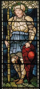Wilden, All Saints, Morris & Co., Edward Burne-Jones, John Henry Dearle (1859-1932), St. George, Courage, 1902-1914, Louisa, Alfred, The Baldwins, premierminister, metodist, Worcestershire, Arts & Craf af Edward Coley and Dearle Burne Jones