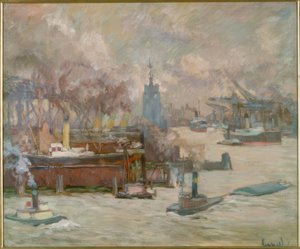 Det store skibsværft af Edward Cucuel