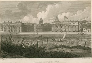 Udsigt over Greenwich Hospital, London