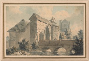 Waltham Abbey, Essex af Edward Dayes