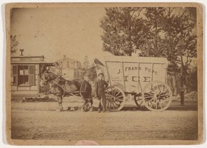 J. Frank Pope Ice Wagon, ca. 1885 (foto)