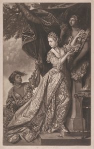 Lady Elizabeth Keppel og en tjener