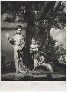 Damerne Amabel og Mary Jemima Yorke af Edward Fisher