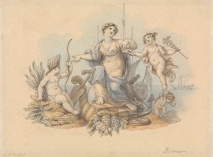 Allegori over søfart af Edward Francis Burney