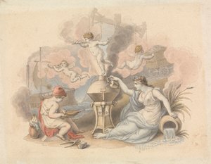 Allegori af Steam af Edward Francis Burney