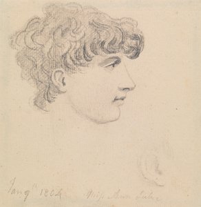 9. januar 1804, Miss Ann Lukie (?)