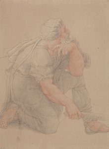 Studie for Magus af Edward Francis Burney