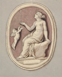 Venus og Amor af Edward Francis Burney