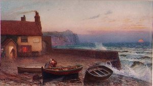 Sandsend, Whitby af Edward Frederick Brewtnall
