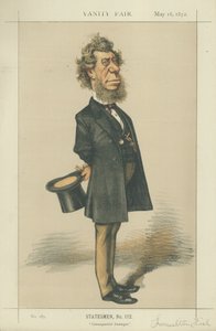 Den ærede Hamilton Fish, amerikansk udenrigsminister af Edward Frederick Brewtnall
