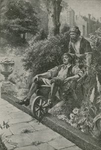 Peter den Store tager en lille tur (litografi) af Edward Frederick Skinner