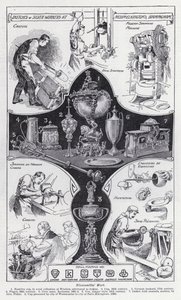 Sølvsmedens arbejde (litho)