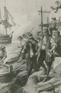 Winstanley bortført af pirater (litho)
