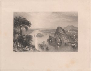 Klipper ved Colgong på Ganges af Edward Goodall