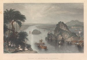 Scene ved Colgong på Ganges af Edward Goodall