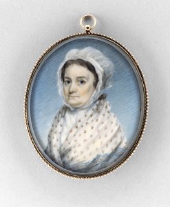 Mary Gould Almy, ca. 1797-1800 (akvarel på elfenben af Edward Greene Malbone