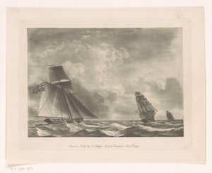 britisk flåde til søs Seascapes (serietitel) af Edward Hedges