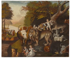 Peaceable Kingdom (olie på lærred)