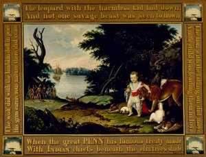 Peaceable Kingdom, ca. 1826-28 (olie på lærred)