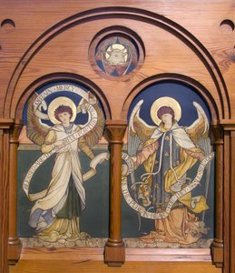 Garstang, St. Thomas, Shrigley & Hunt (1873-1982), Edward Holmes Jewitt (1849-1929), Angel Reredos, ca. 1877