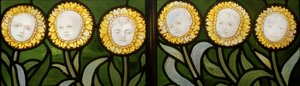 Mary, Mary, ganske modsat, blomsterdetalje, 1886 af Edward Holmes Jewitt
