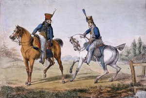 Officers of the 10th and 18th Hussars, udgivet af Ackerman