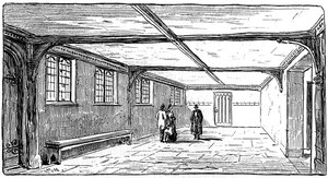 The Guildhall, Stratford-upon-Avon, Warwickshire, 1885. af Edward Hull