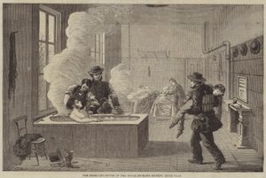 The Receiving-House of the Royal Humane Society, Hyde Park af Edward Hull