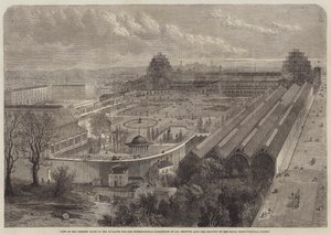 Udsigt over den nuværende tilstand af bygningen til den internationale udstilling i 1862? af Edward Hull